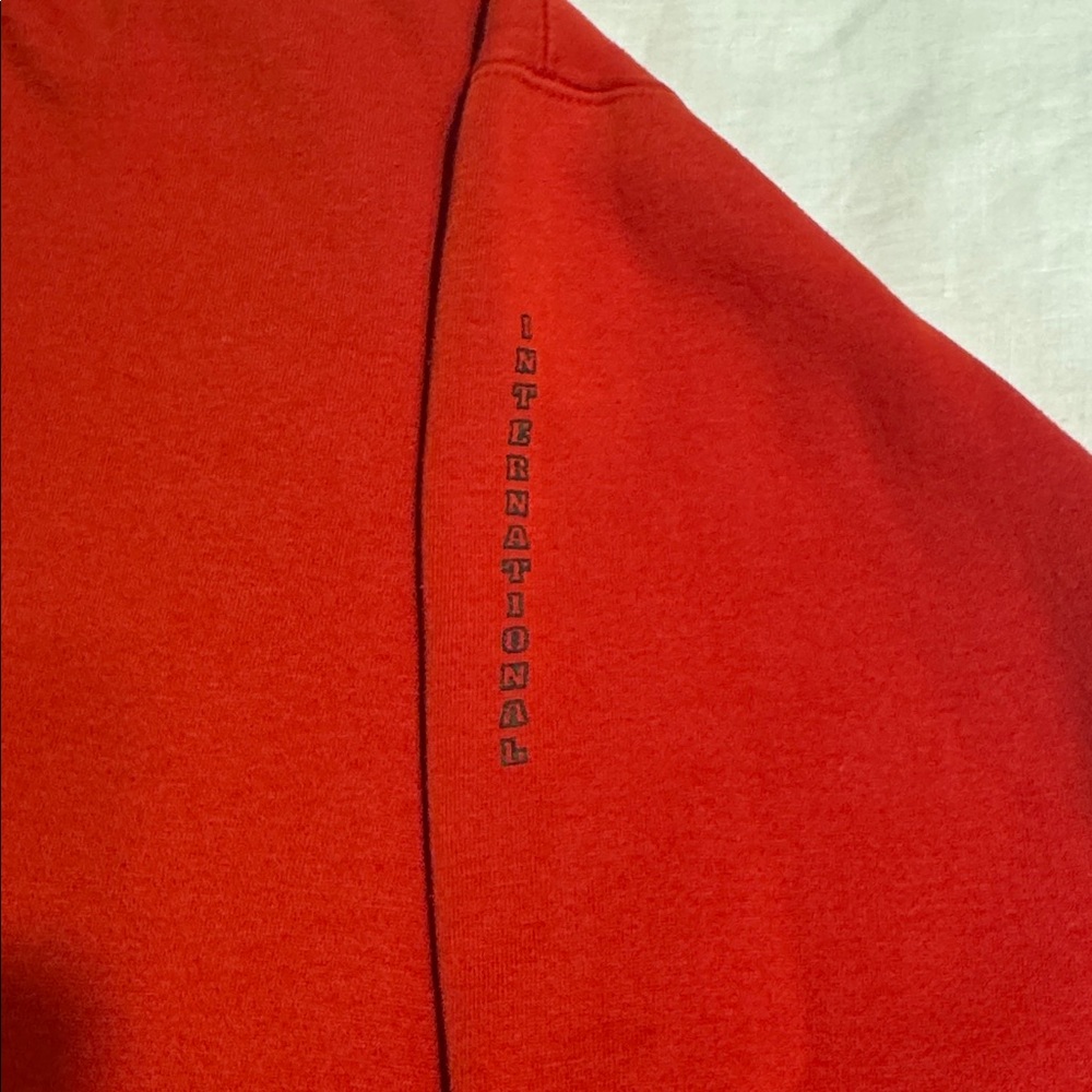 Vintage Hurley Red Men's Hoodie XL - Picture 3 of 12